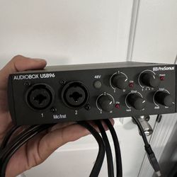 Audio Box Interface Music Equipment 