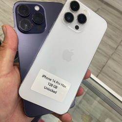 iPhone 14 Pro Max Unlocked. Cash Or $50 Down W Approval 