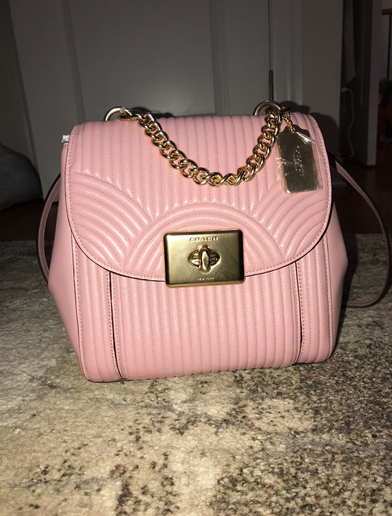 Womens Coach Bag Pink (backpack)