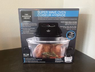 NEW “Super Wave Glass Oven / Air Fryer” By Sharper Image