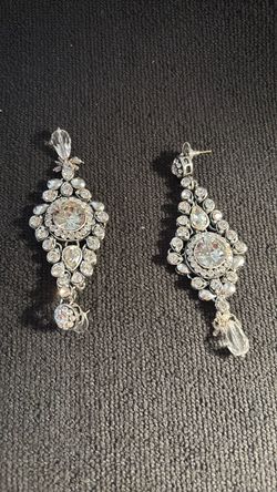 Crystal Drop Chandelier Earrings