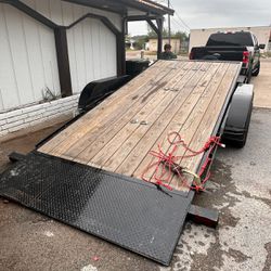 7x20 Tilted Car Hauler Trailer 