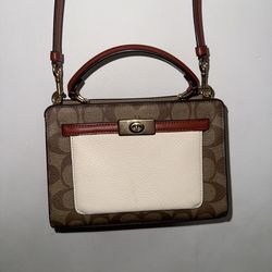 COACH-Mini Lane top handle bag
