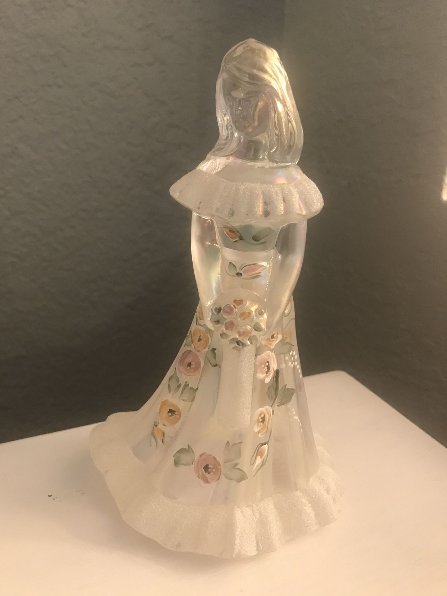 Fenton glass girl