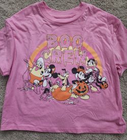 Girls Disney Halloween Shirt L
