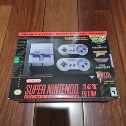 Nintendo SNES Classic Edition Modded 6000 Games Arcade Neo Geo PS1 N64 Brand New Condition