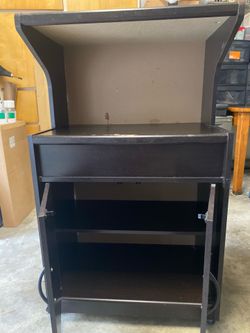 Microwave stand with storage