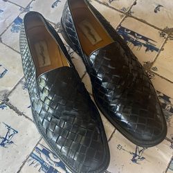 Mezlan Black Leather Men’s Shoes Size 10.5