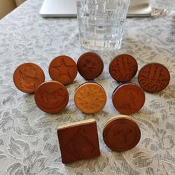 Vintage cookie stamps.