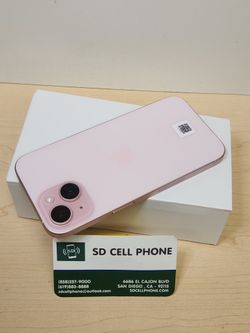iPhone 15 128 GB Pink Unlocked For Any Carrier Excellent Condition 