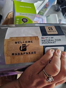 welcome door mat