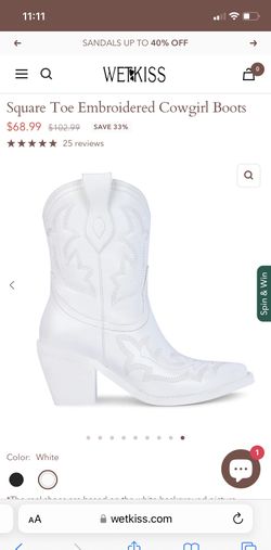White Cowgirl Boots