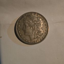 Silver Morgan Dollar 1887-p