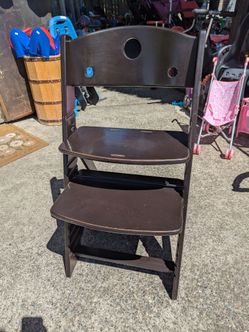 Keekaroo wood wooden high chair booster highchair