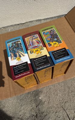 Brand New 3-Pack Dowdle Puzzle Bundle – 300 to 1000 Pieces