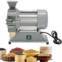 Electric Grain Mill Machine Grinder Micro Plant Grinding Machine 1400RPM 30-120 Mesh for Corn Cereal