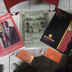 VINTAGE BOXING MEMORABILIA 