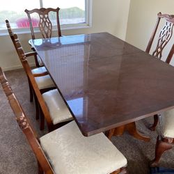 Dining Wood Table And Chairs