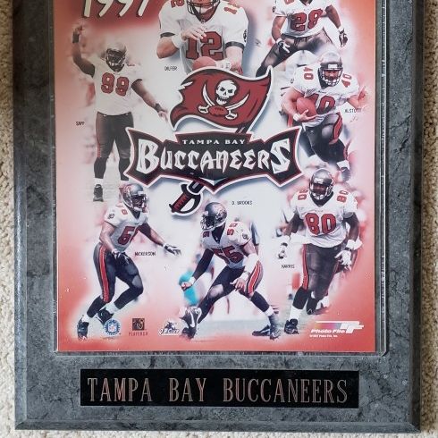 1997 Tampa Bay Buccaneers Plaque