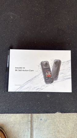 Insta 360 X5 - motorcycle bundle (used once)