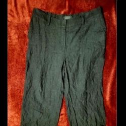 NWOT WOMENS TALBOTS CAPRIS BLACK SIZE 8P 