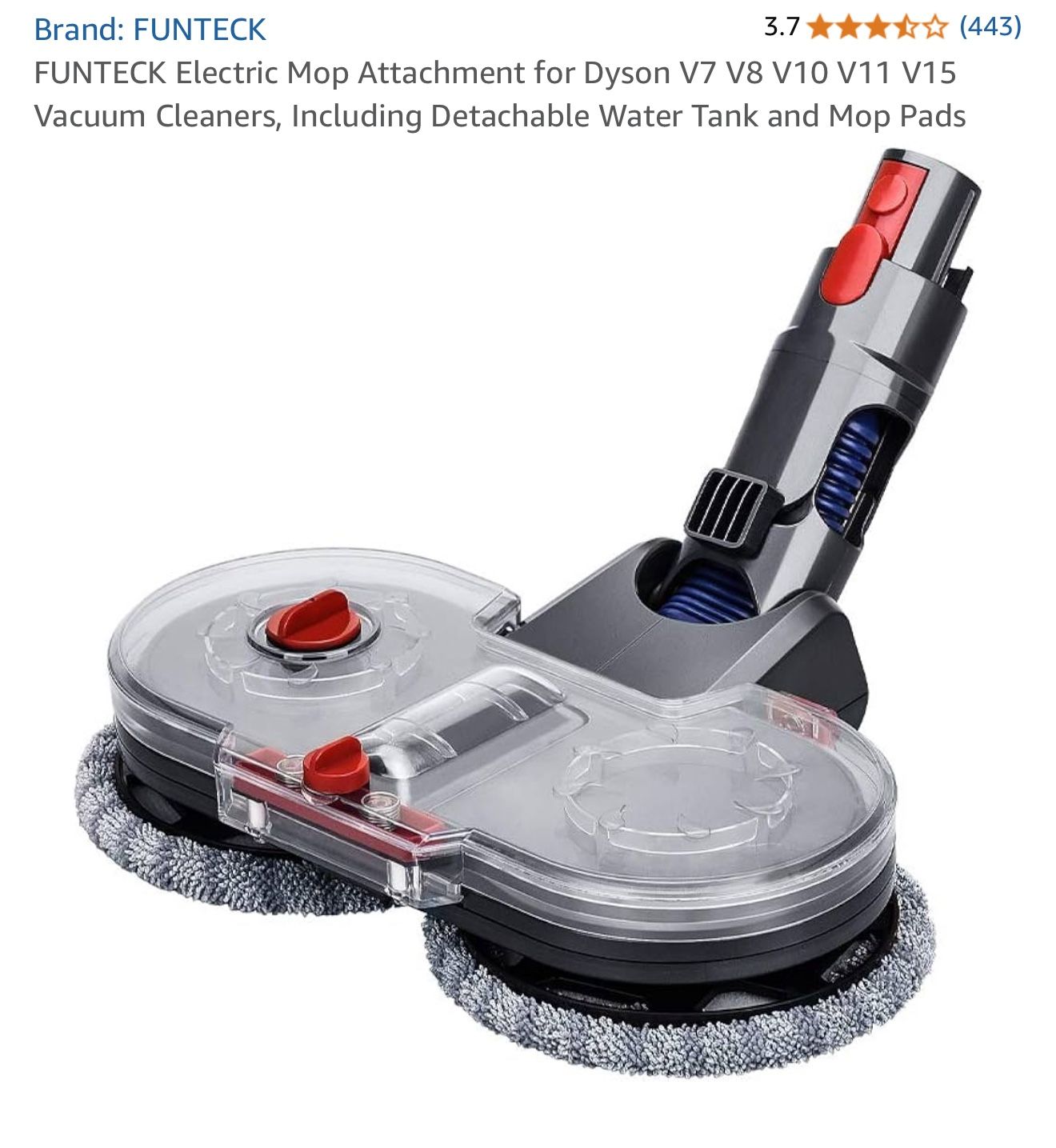(2) Dyson Mop Attachments