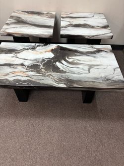 3 Pc Coffee Table set