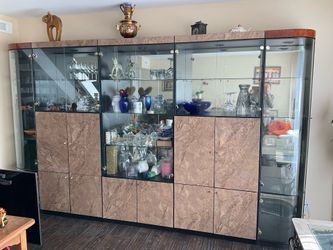 Vintage modular wall unit / entertainment center