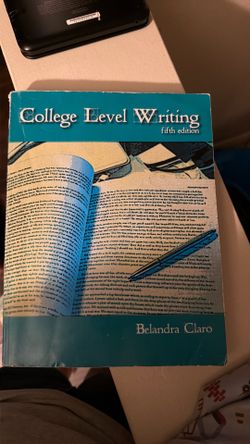 College level writing fifth edition