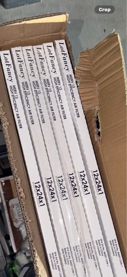 LotFancy MERV 13 High Efficiency Air Filters – 12x24x1