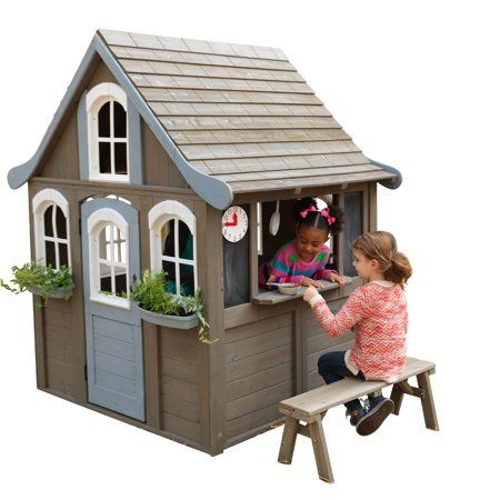 KidKraft Forestview II Wooden Playhouse with EZ Kraft Assembly™