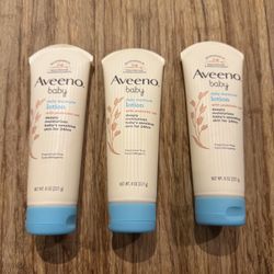 (3) Aveeno Baby Daily Moisture Lotion 8 Ounce