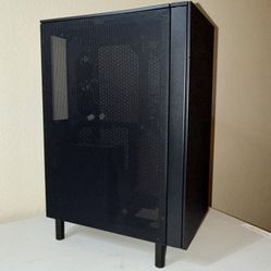 SSUPD Meshroom  S - ITX PC Case With PSU, AIO, Extras - Black Aluminum 