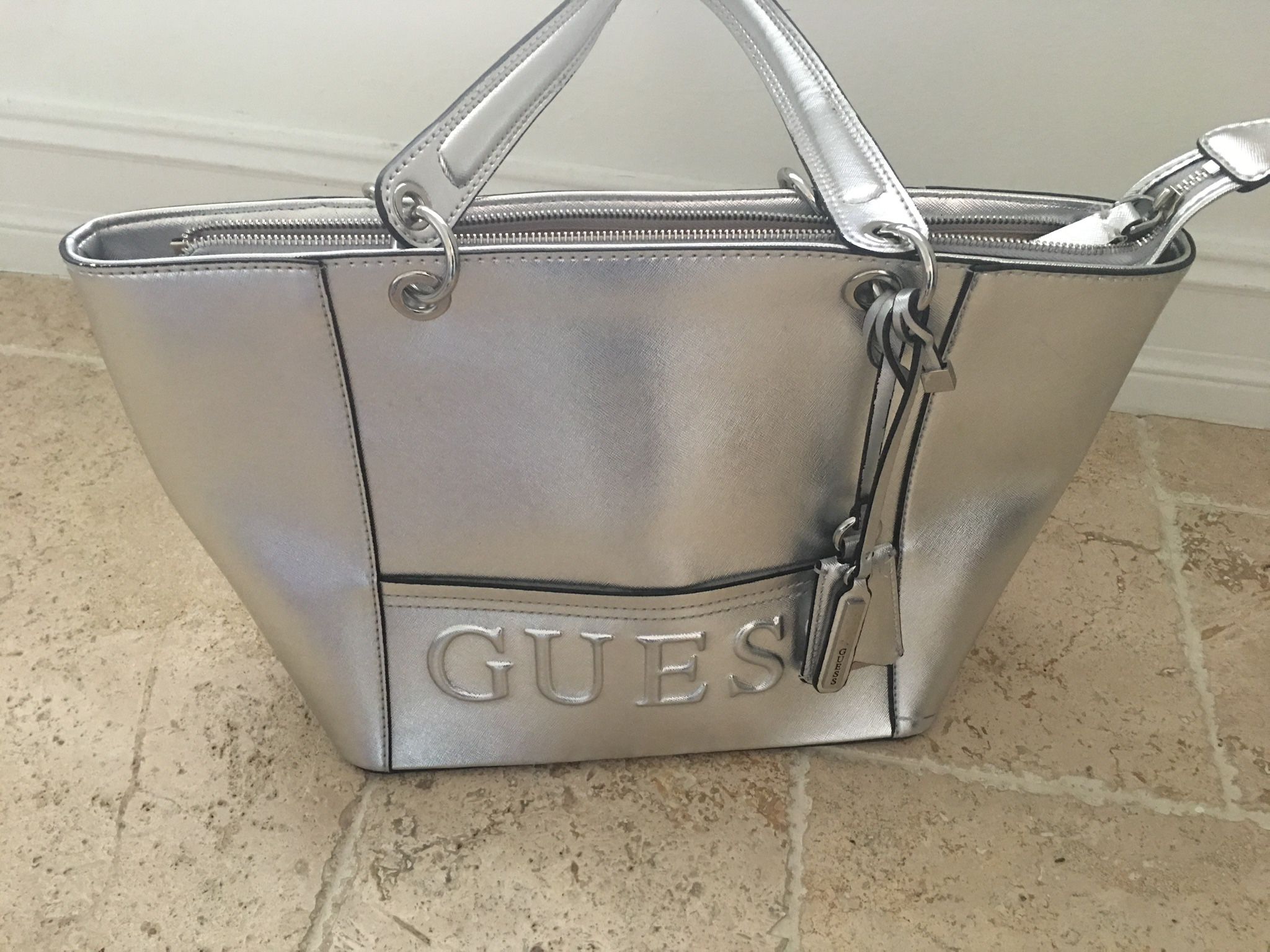 Guess Silver Bag 