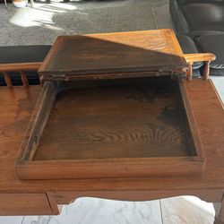 Antique Desk Oak 