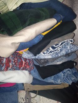 Pantalones Talla 10 Y 12 De Niña