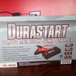 Durastart 10000 mAh lI-ION Jump Starter