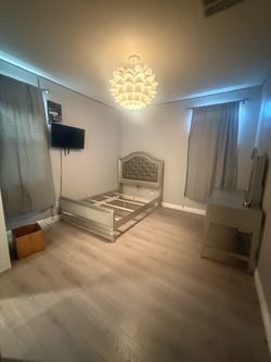bed and night stand combo