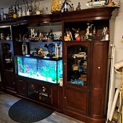 TV. entertainment Center In Ment Condition 
