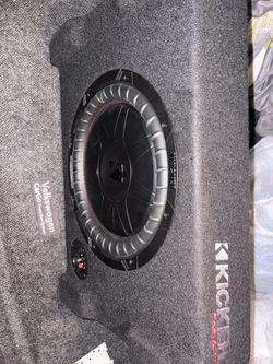 Amp and subwoofer