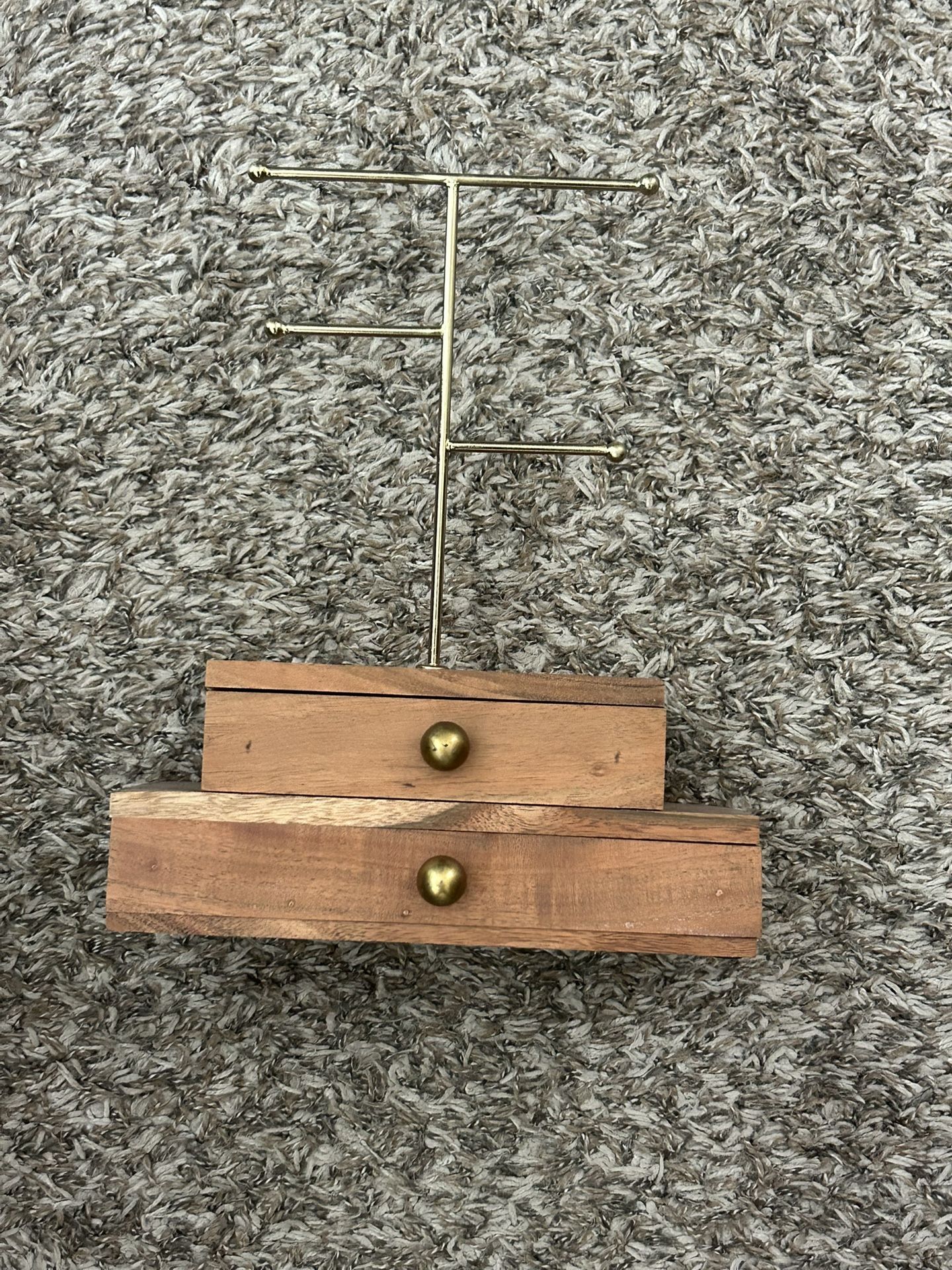 2 Wooden Jewelry Holder