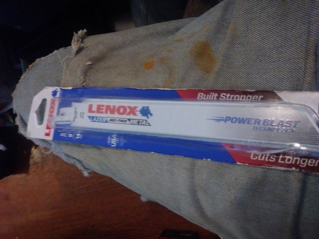 5. BRAND NEW LENOX SAWZALL BLADES FOR CUTTING METAL