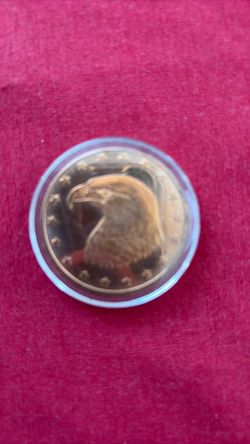 Eagle Commemorative Coin in Capsule