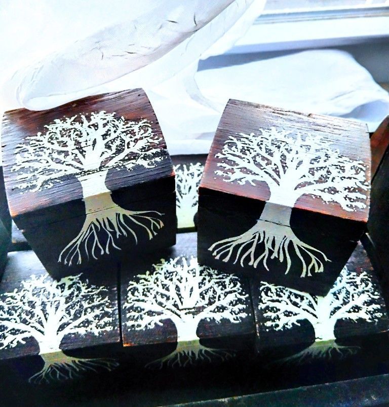 Tree Of Life Favors Wooden Box For Your Event Or Gift