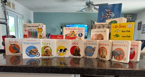📚 HUGE Children’s Book Collection – Baby Einstein, Dr. Seuss, Berenstain Bears, Basket & More! 📚