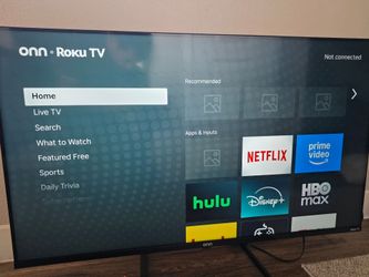 43 inch Roku Onn Smart TV