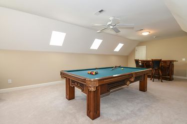 Harley-Davidson bar and pool table