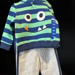 Baby Hoodie & Pants Set (12M)