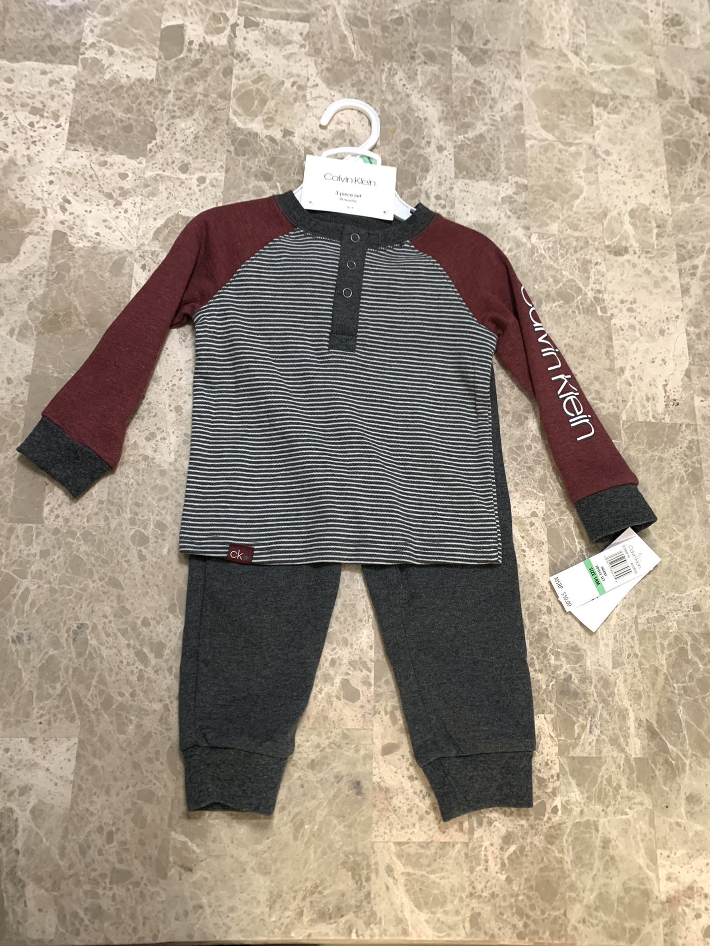 3-Piece Calvin Klein Outfit 18 Months