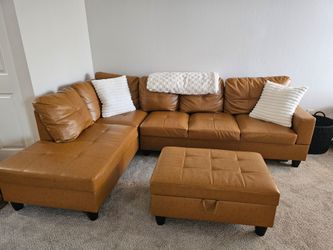 Leather Sectional